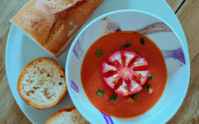 Sorbet de gaspacho et pan con tomato