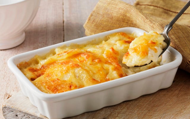 Gratin de pommes de terre au Roquefort