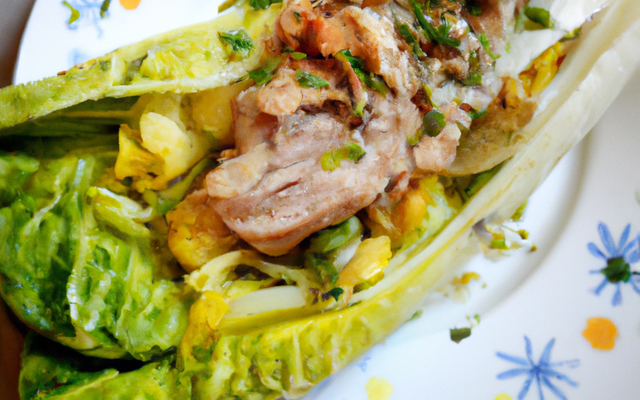 Rôti de porc aux endives et agrumes