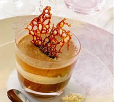 Verrines de mousse aux trois chocolats