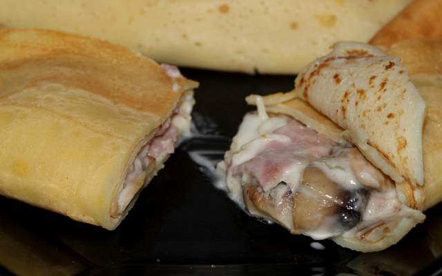 Crêpes au jambon