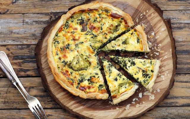 Quiches aux épinards