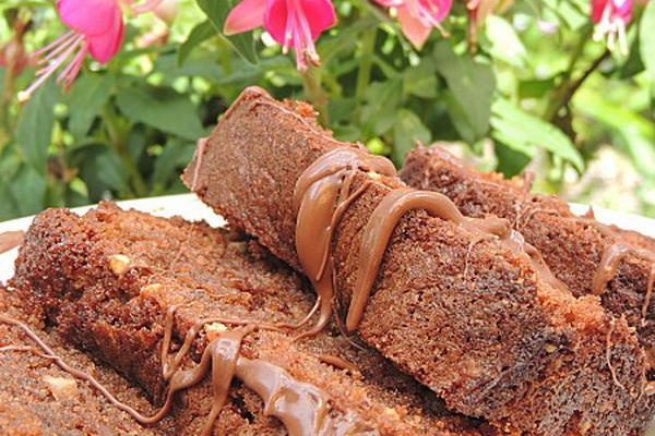 Cake à la nougatine et au nutella