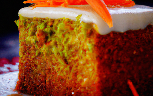 Gâteau aux carottes et pistaches