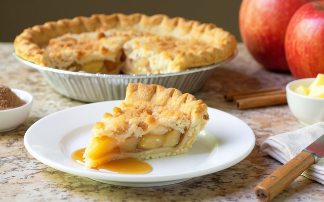 Tarte crumble aux pommes