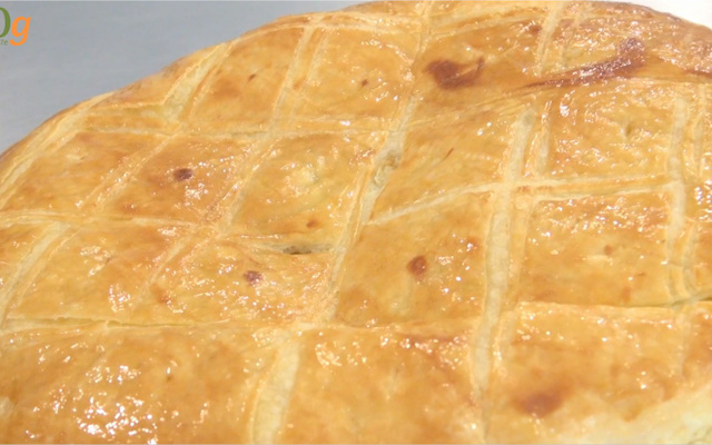 Galette des rois noix de coco et banane