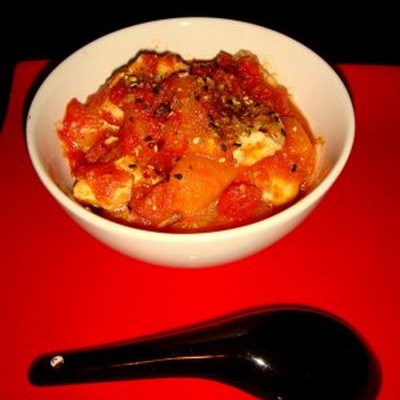 Wok diabolique de Poulet et Potimarron