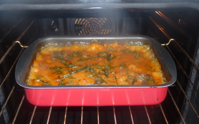 Hachis de thon à la sauce tomate