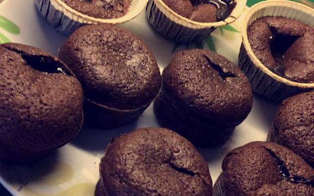 Fondant cœur chocolat