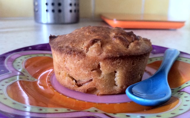 Muffins aux pommes et au miel