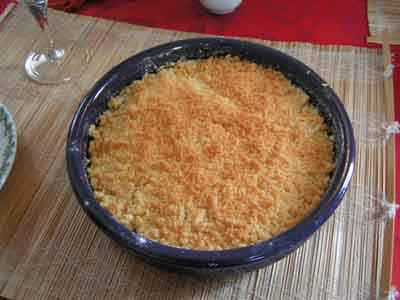 Crumble aux pommes
