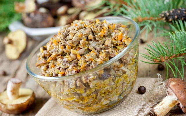 Farce aux cèpes pour volaille