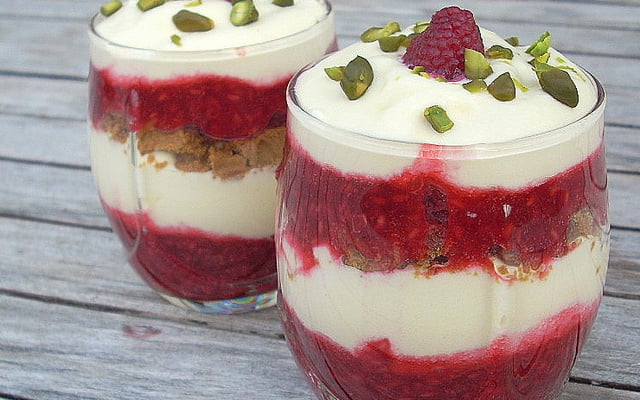 Tiramisu aux framboises facile et rapide