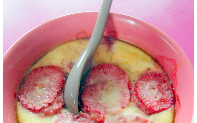 Clafoutis aux fraises et vanille