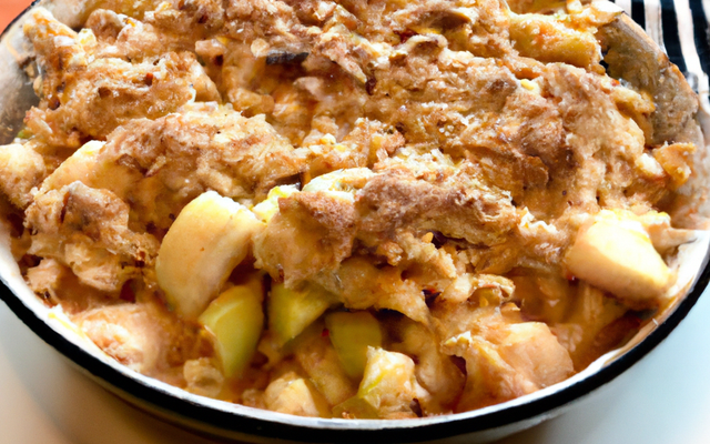 Crumble aux pommes au thermomix