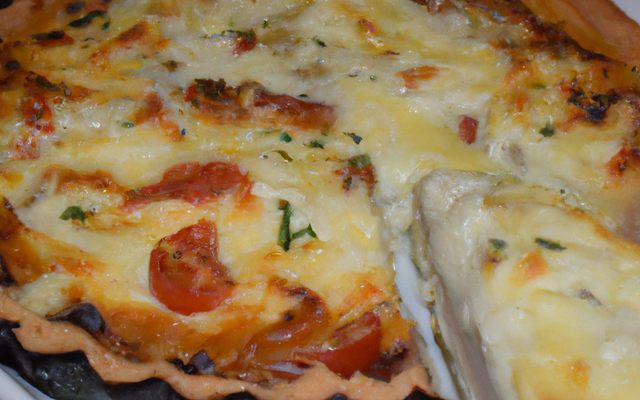 Tarte au maroilles et mozzarella au thermomix