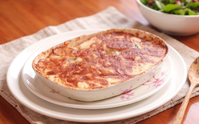 Gratin de courgettes et pommes de terre facile