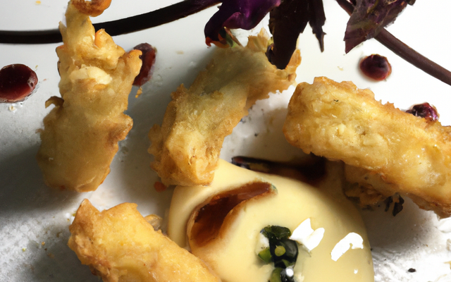 Tempura de brie