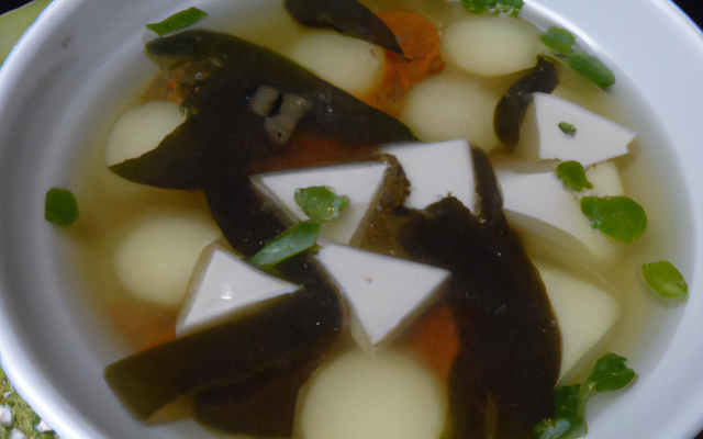 Lisettes au soja, bouillon façon dashi