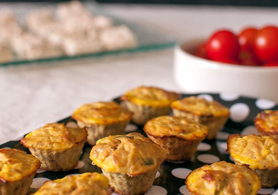 Mini bouchées au thon et à la moutarde