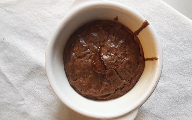Fondant cœur chocolat