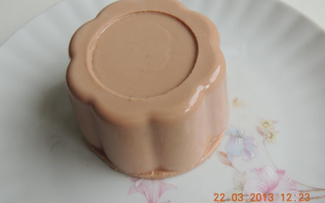 Panna cotta au chocolat traditionnelle