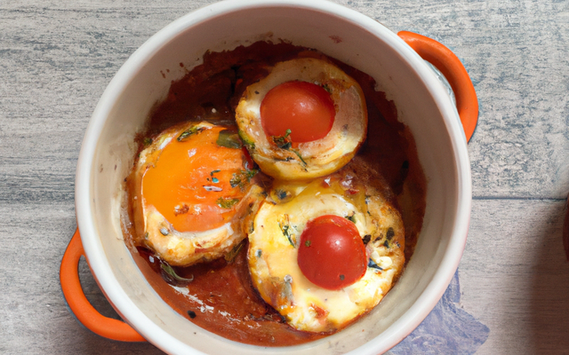 Œufs cocotte à la tomate