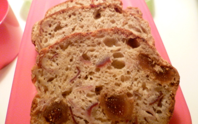 Cake jambon fumé et figue