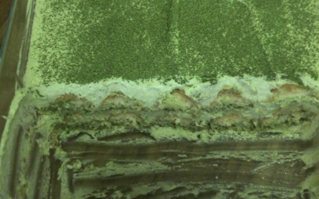 Tiramisu au thé vert Matcha