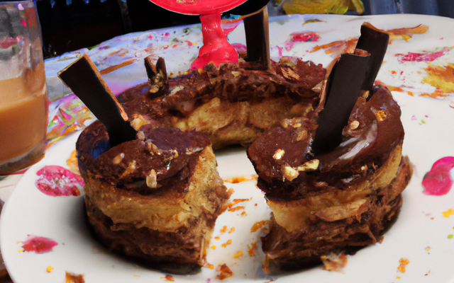 Cake aux barres kinder