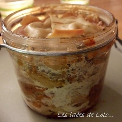 Lasagnes au saumon, champignons et tomates