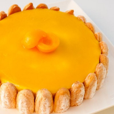 Charlotte mangue abricot