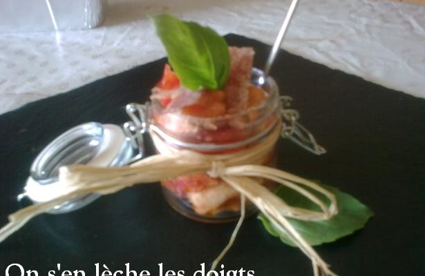 Verrine salade italienne