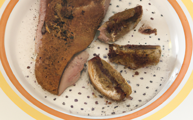 Magret de canard du Tarn chaud au foie gras