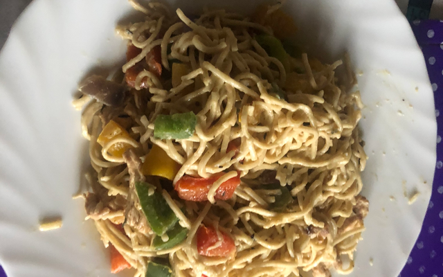 Wok poulet coco curry