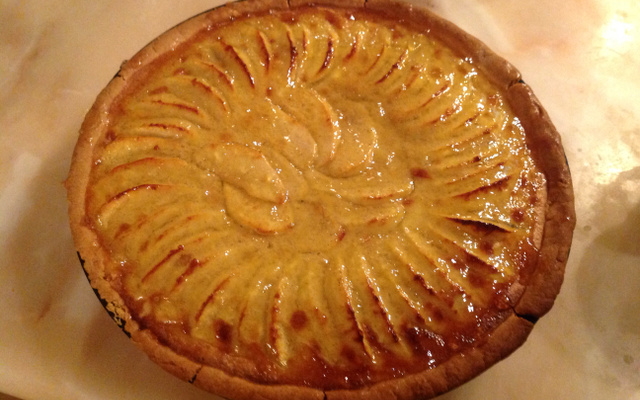 Tarte aux pommes amandes