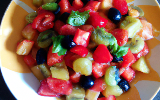 Salade de fruits pimentée