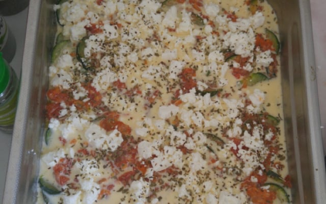 Gratin de courgettes (allégé)