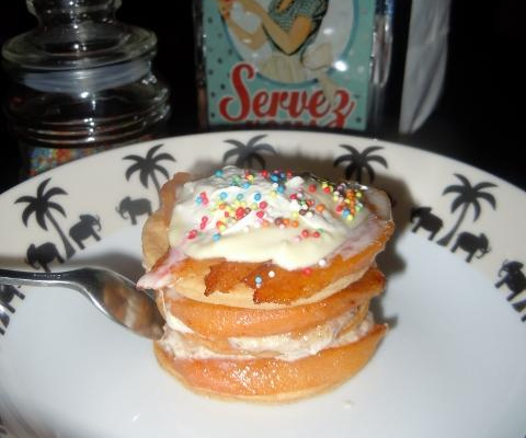Mille feuilles au Kaki et noisettes