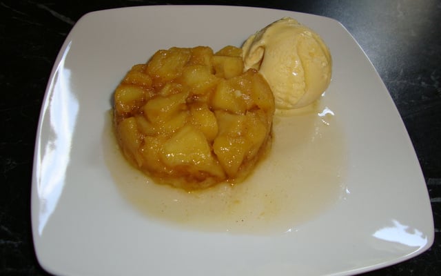 Crumble aux pommes caramélisées classique