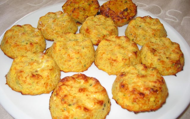 Flans de courgettes et carottes