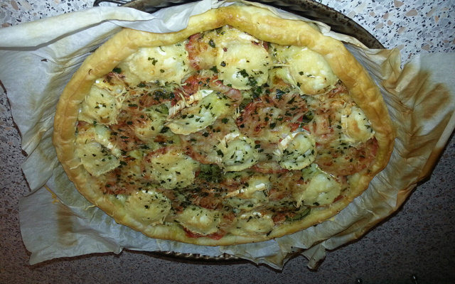 Tarte courgettes et chèvre