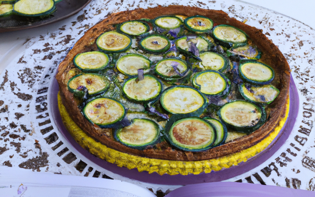 Tarte provençale à la courgette