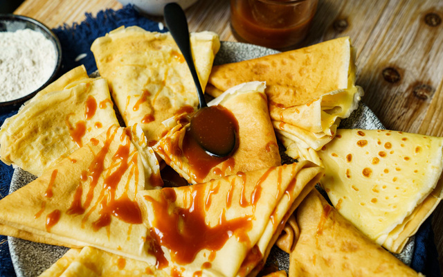 Crêpes caramel beurre salé