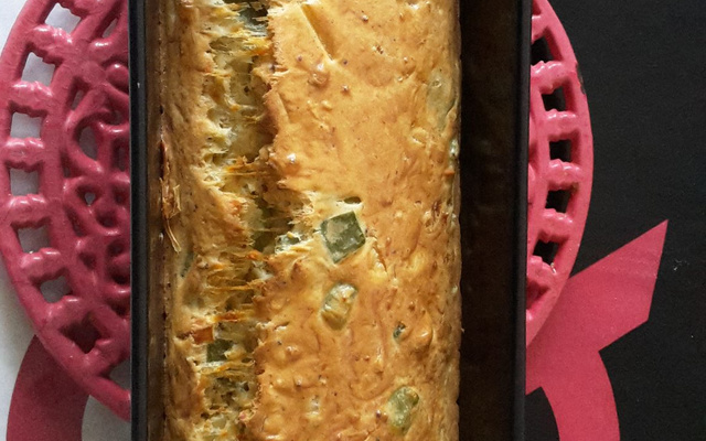 Cake avec des légumes