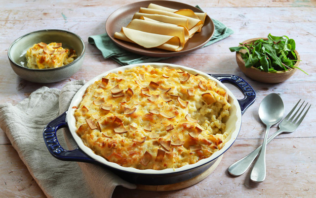 Gratin de coquillettes façon Mac & Cheese