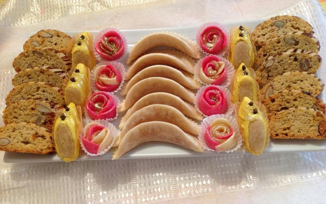 Salade de riz à l'orange et aux crevettes