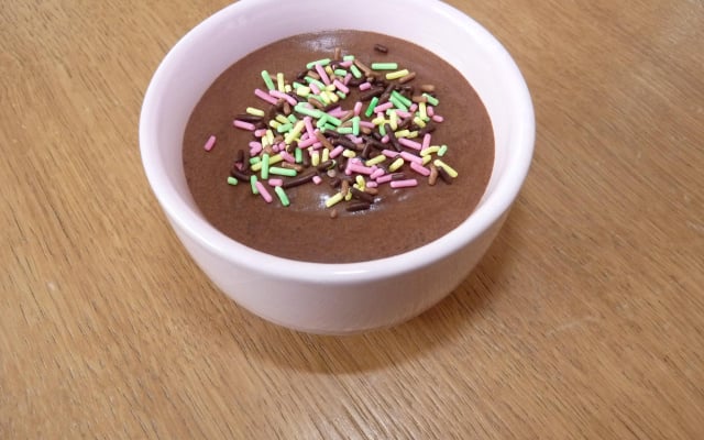 Mousse au chocolat sans blancs d'œufs