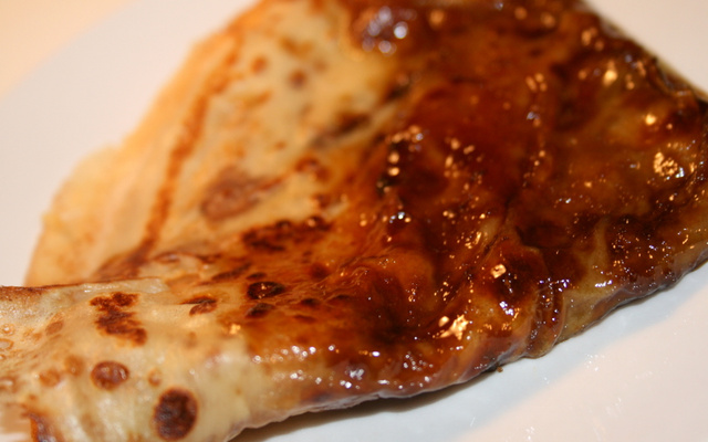 Crêpes croustillantes au caramel ou crêpes tatin