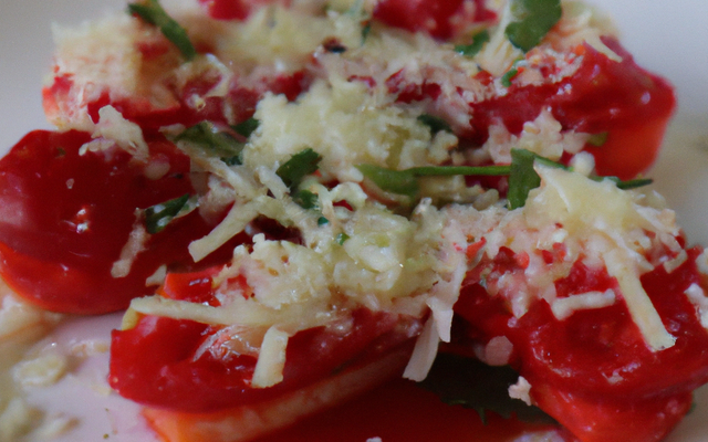 Tomate parmesan framboises